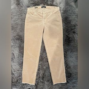 Talbots Slim Frayed Ankle Pant sz 8